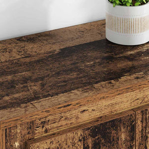 Highboard 3 τμχ. Παλιό Ξύλο 132 x 35,5 x 103,5 εκ.