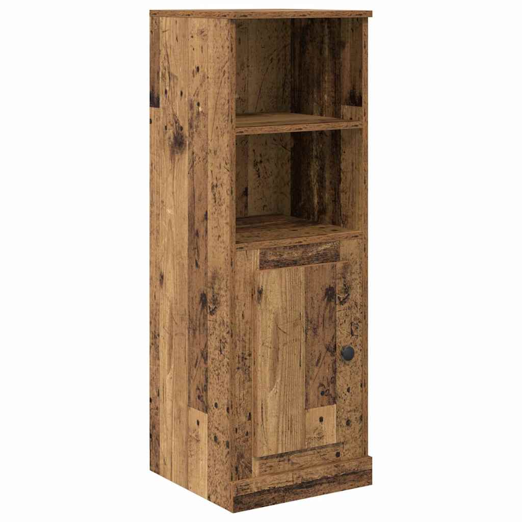 Highboard με συρτάρι 3 pcs Παλιό Ξύλο Επεξεργασμένο ξύλο