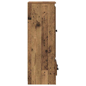 Highboard 3 τμχ. Παλιό Ξύλο 132 x 35,5 x 103,5 εκ.
