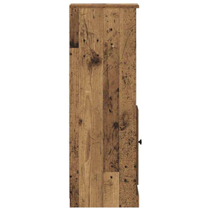Highboard 3 τμχ. Παλιό Ξύλο 132 x 35,5 x 103,5 εκ.