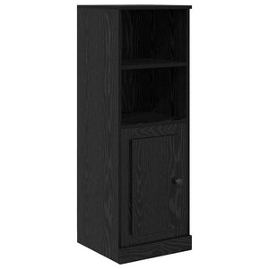 Highboard 3 τμχ. Μαύρη Οξυά 132 x 35,5 x 103,5 εκ.