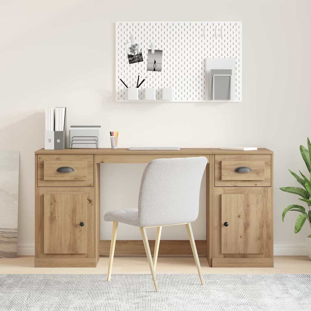 Γραφείο με Ντουλάπι με συρτάρι Artisan Oak 154,5 x 50 x 75 εκ - Pakobazaar