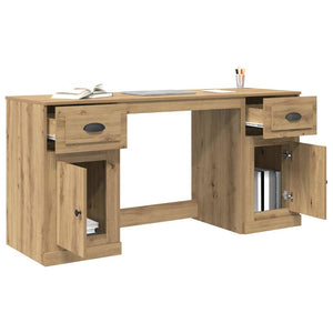 Γραφείο με Ντουλάπι Artisan Oak Επεξεργασμένο Ξύλο - Pakobazaar
