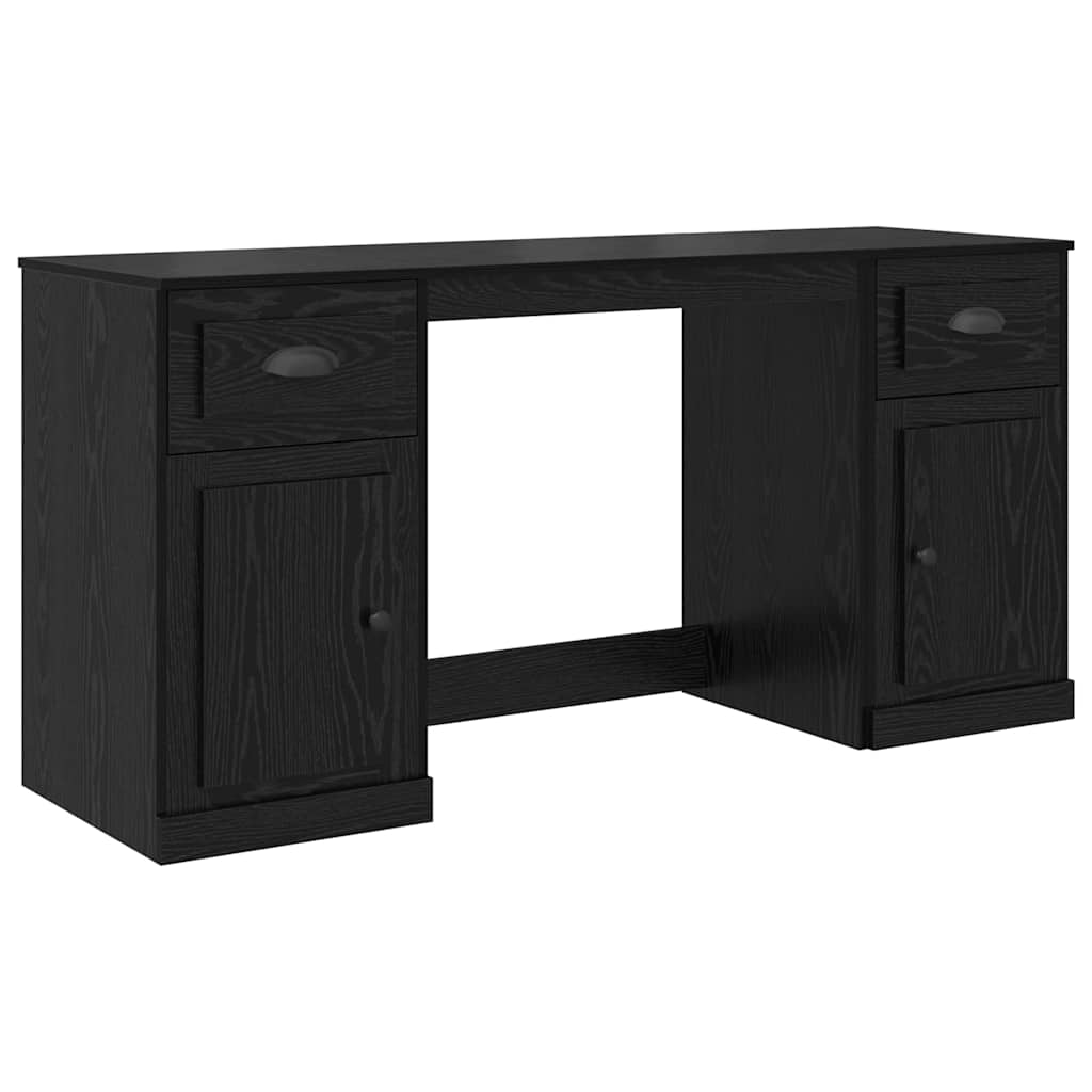 Γραφείο με Ντουλάπι με συρτάρι Μαύρη Οξυά 154,5 x 50 x 75 εκ