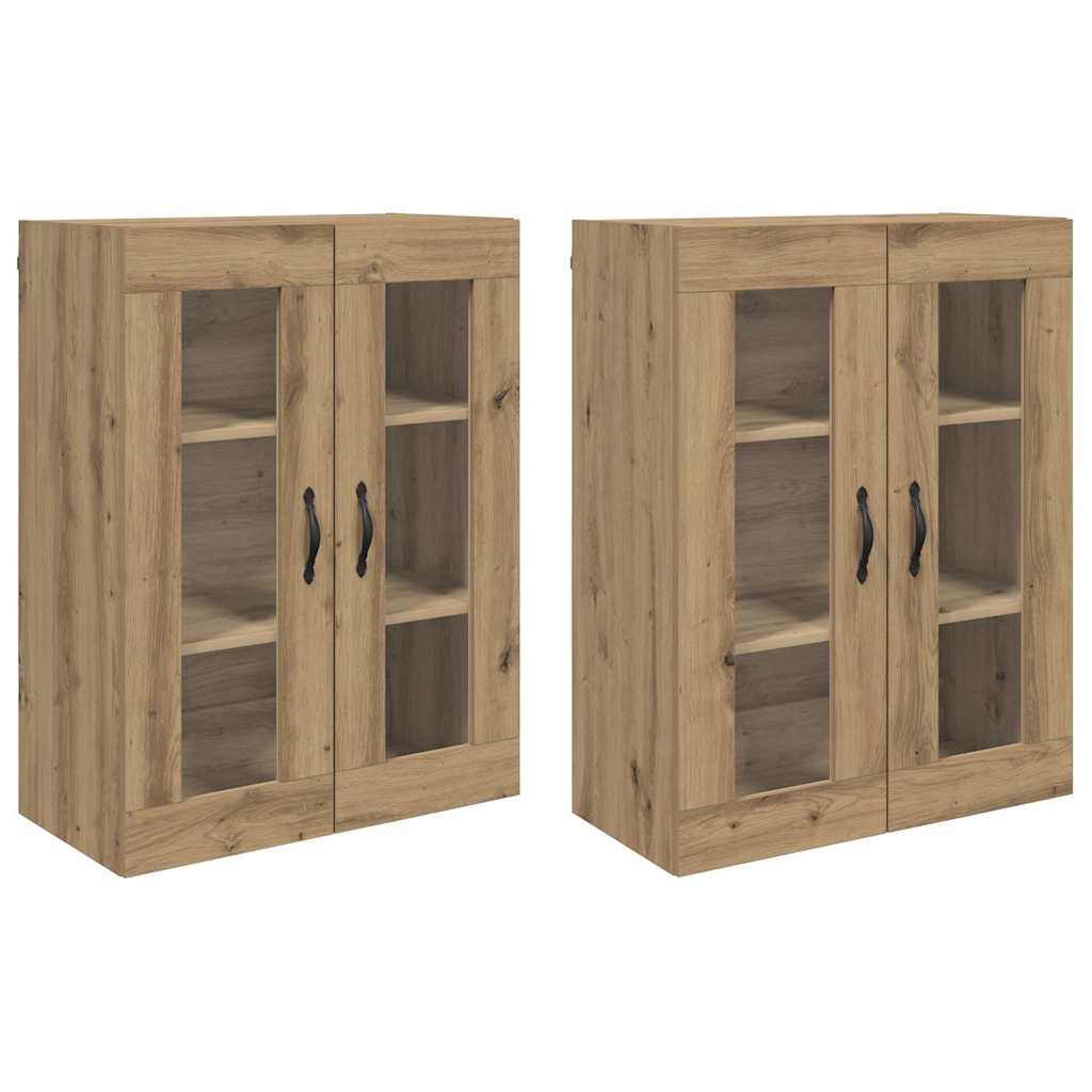 Ντουλάπια Τοίχου 2 pcs Artisan Oak 69,5 x 34 x 90 εκ.