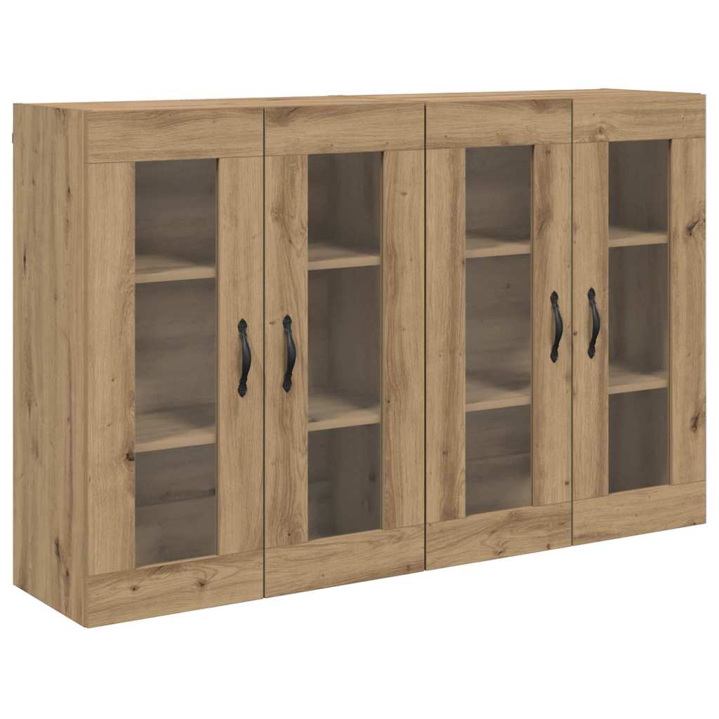 Ντουλάπια Τοίχου 2 pcs Artisan Oak 69,5 x 34 x 90 εκ.