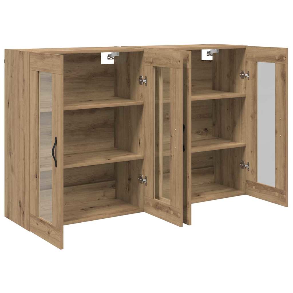 Ντουλάπια Τοίχου 2 pcs Artisan Oak 69,5 x 34 x 90 εκ.