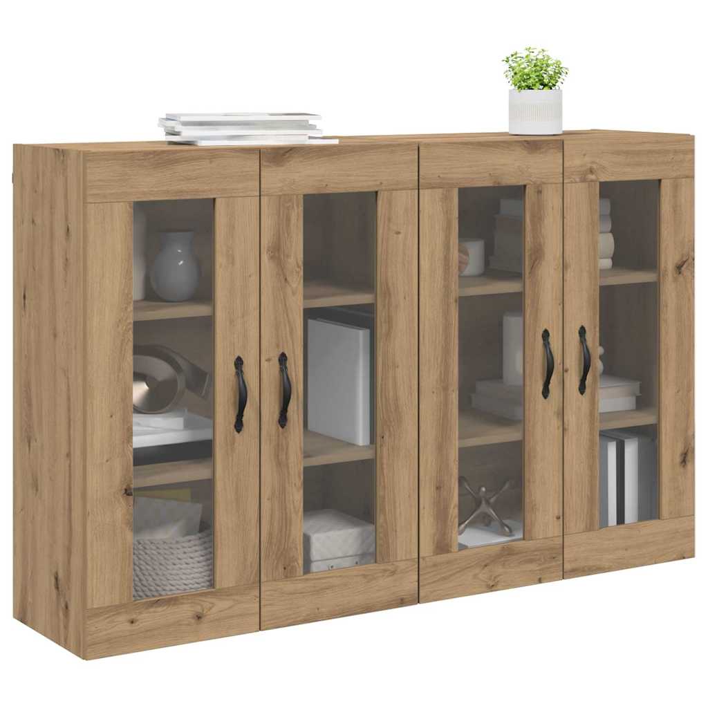 Ντουλάπια Τοίχου 2 pcs Artisan Oak 69,5 x 34 x 90 εκ.