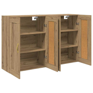 Ντουλάπα τοίχου 2 τμχ. Artisan Oak 69,5 x 34 x 90 εκ.