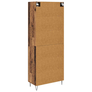 Highboard Παλιό Ξύλο 69,5 x 34 x 90 εκ. Επεξεργασμένο Ξύλο