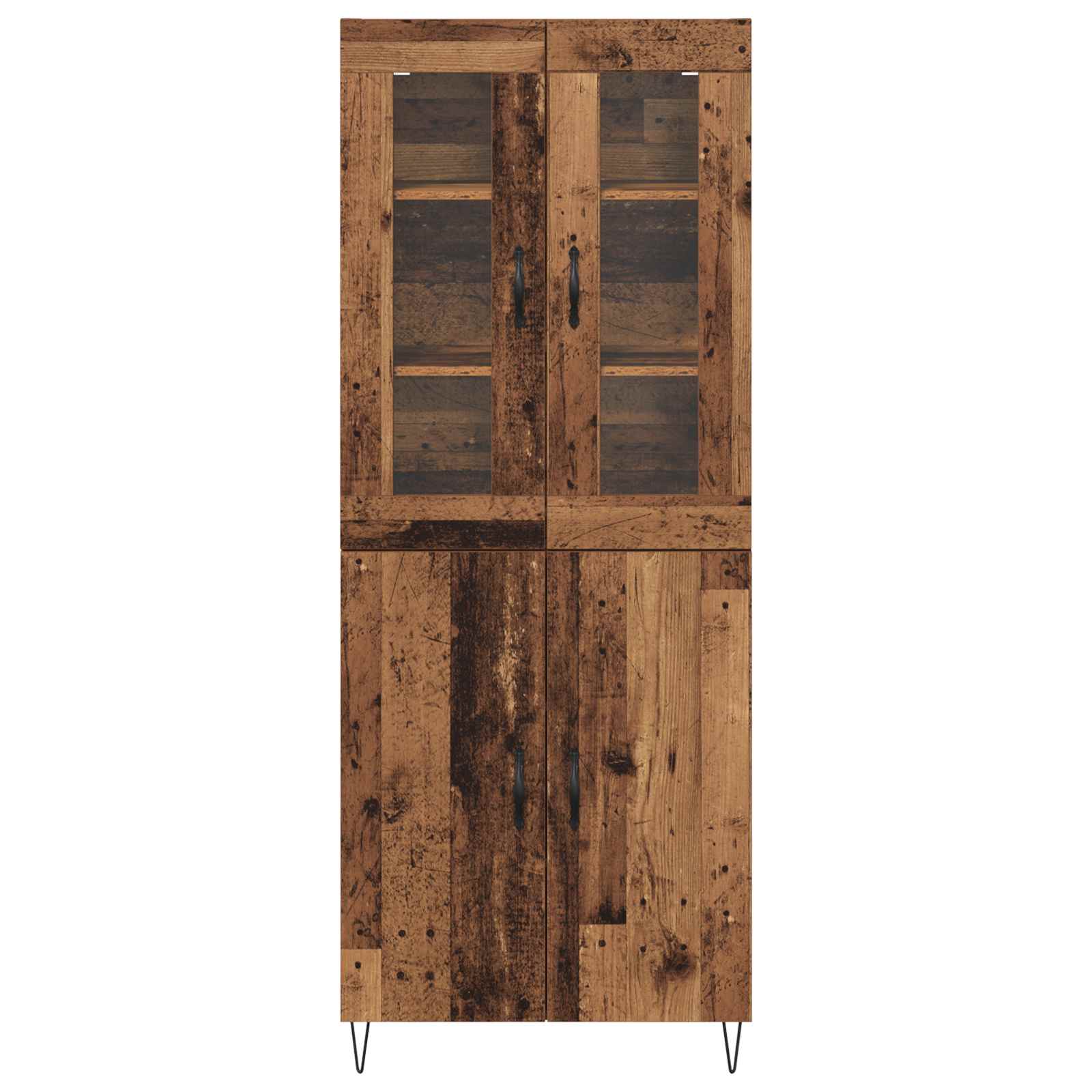 Highboard Παλιό Ξύλο 69,5 x 34 x 180 εκ. Επεξεργασμένο ξύλο
