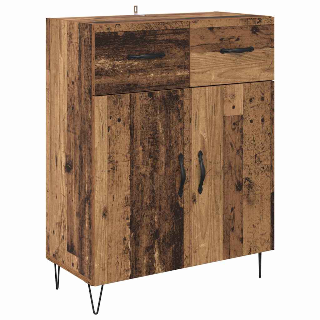 Highboard Παλιό Ξύλο 69,5 x 34 x 90 εκ. Επεξεργασμένο ξύλο