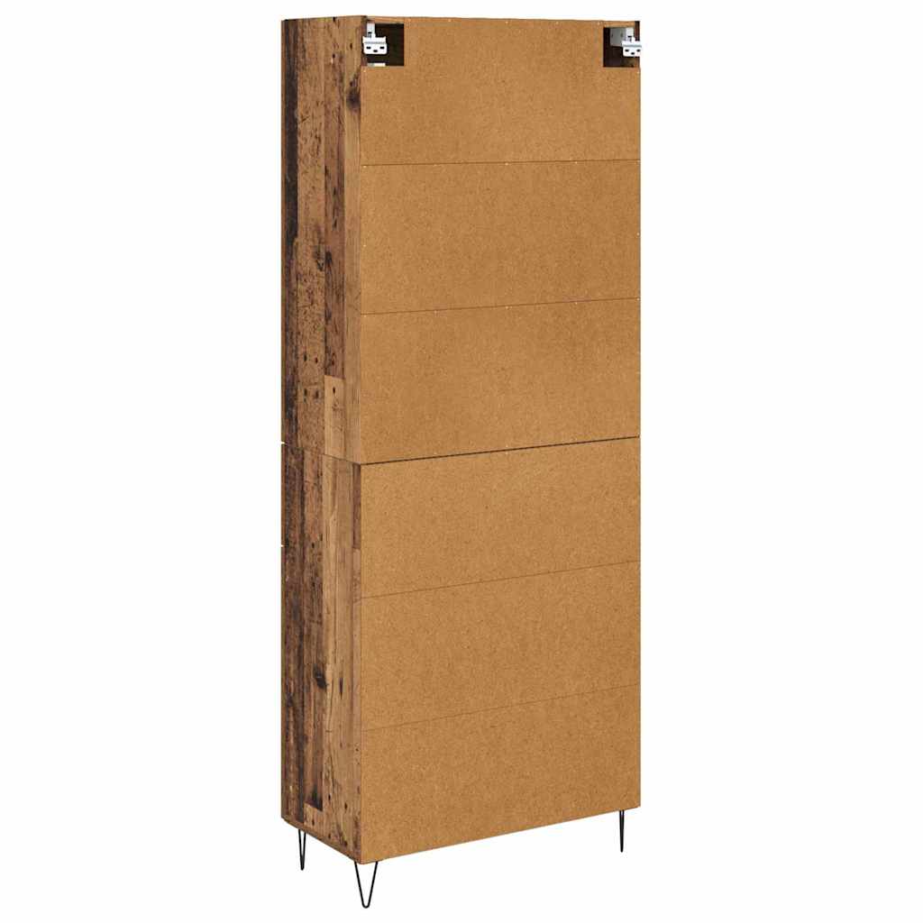 Highboard Παλιό Ξύλο 69,5 x 34 x 90 εκ. Επεξεργασμένο ξύλο