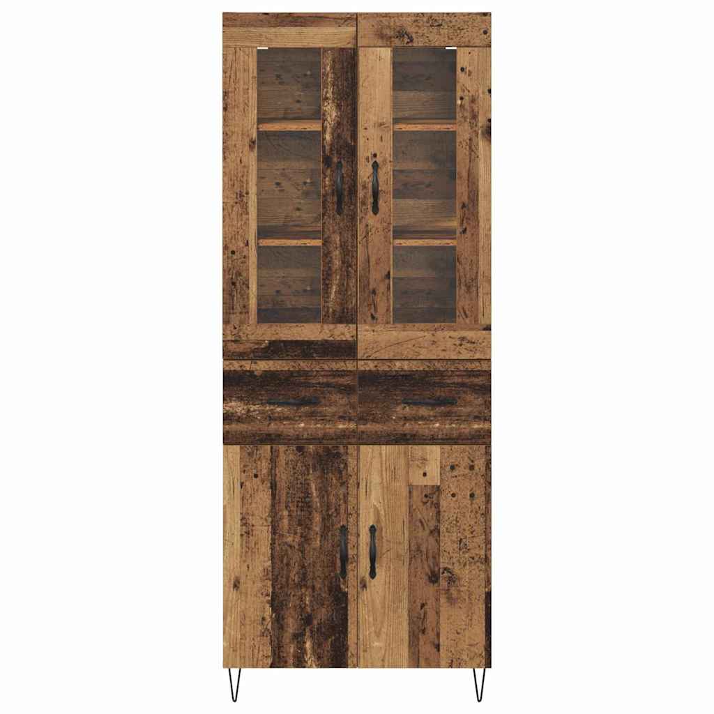 Highboard Παλιό Ξύλο 69,5 x 34 x 90 εκ. Επεξεργασμένο ξύλο