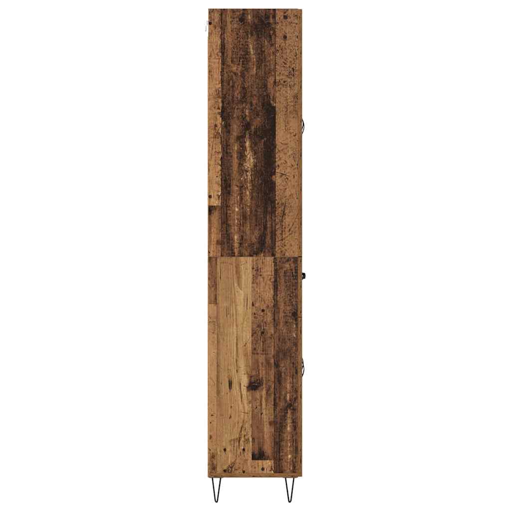 Highboard Παλιό Ξύλο 69,5 x 34 x 90 εκ. Επεξεργασμένο ξύλο