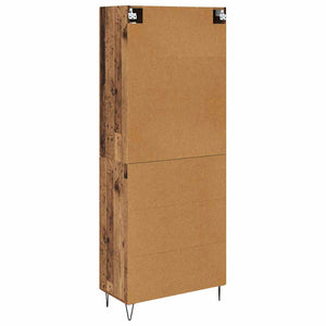 Highboard Παλιό Ξύλο 69,5 x 34 x 90 εκ. Επεξεργασμένο Ξύλο