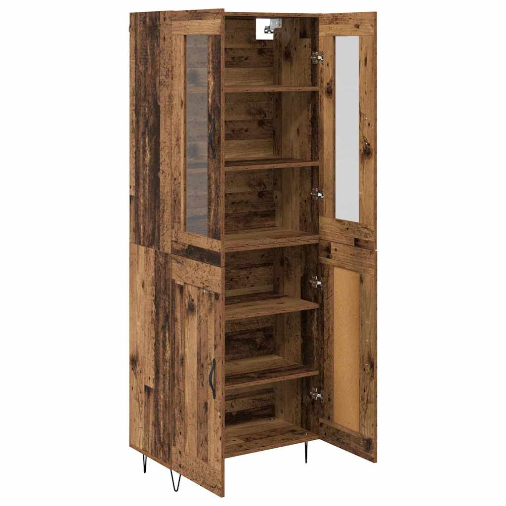 Highboard Παλιό Ξύλο 69,5 x 34 x 90 εκ. Επεξεργασμένο ξύλο - Pakobazaar