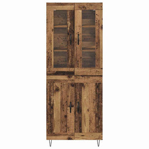 Highboard Παλιό Ξύλο 69,5 x 34 x 90 εκ. Επεξεργασμένο ξύλο - Pakobazaar