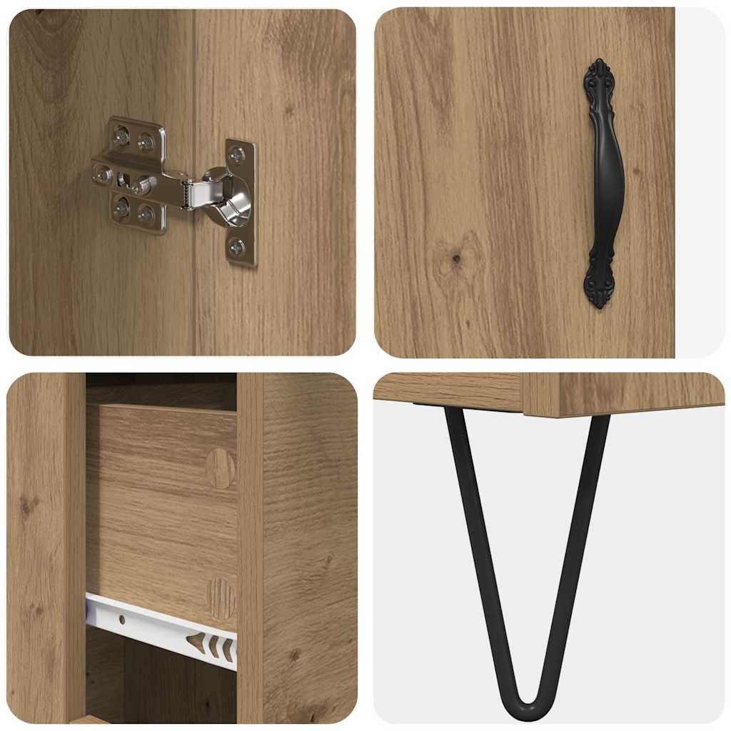 Highboard Artisan Oak 69,5 x 34 x 90 εκ. Επεξεργασμένο ξύλο