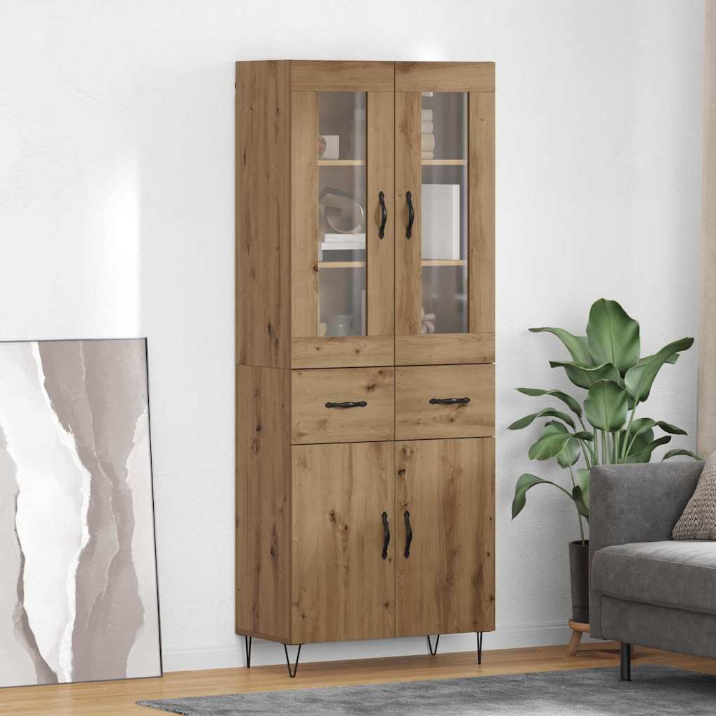 Highboard Artisan Oak 69,5 x 34 x 90 εκ. Επεξεργασμένο ξύλο