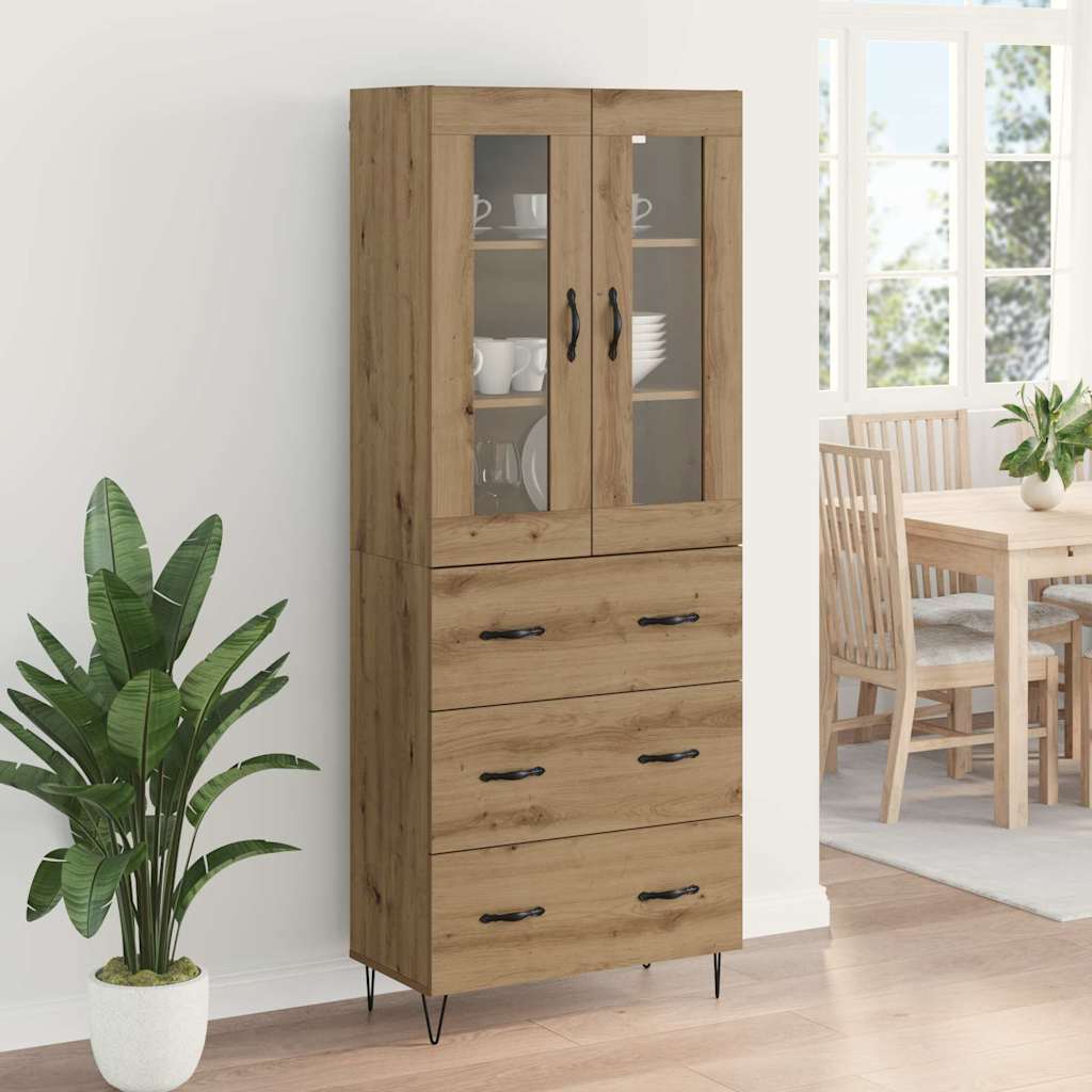 Highboard Artisan Oak 69,5 x 34 x 90 εκ. Επεξεργασμένο ξύλο