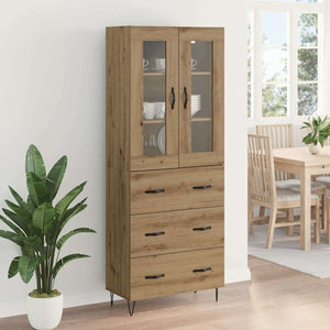 Highboard Artisan Oak 69,5 x 34 x 90 εκ. Επεξεργασμένο Ξύλο