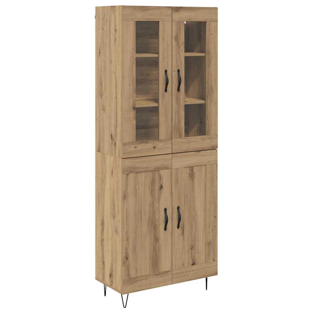 Highboard Artisan Oak 69,5 x 34 x 90 εκ. Επεξεργασμένο Ξύλο - Pakobazaar