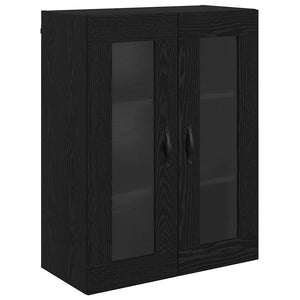 Highboard Λευκός και Μαύρος Δρυς 69,5 x 34 x 180 εκ. - Pakobazaar