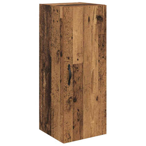 Highboard Παλιό Ξύλο 34,5 x 34 x 90 εκ. Επεξεργασμένο Ξύλο