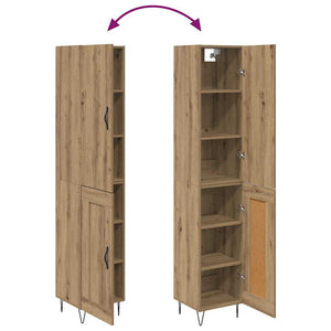 Highboard Artisan Oak 34,5 x 34 x 90 εκ. Επεξεργασμένο Ξύλο