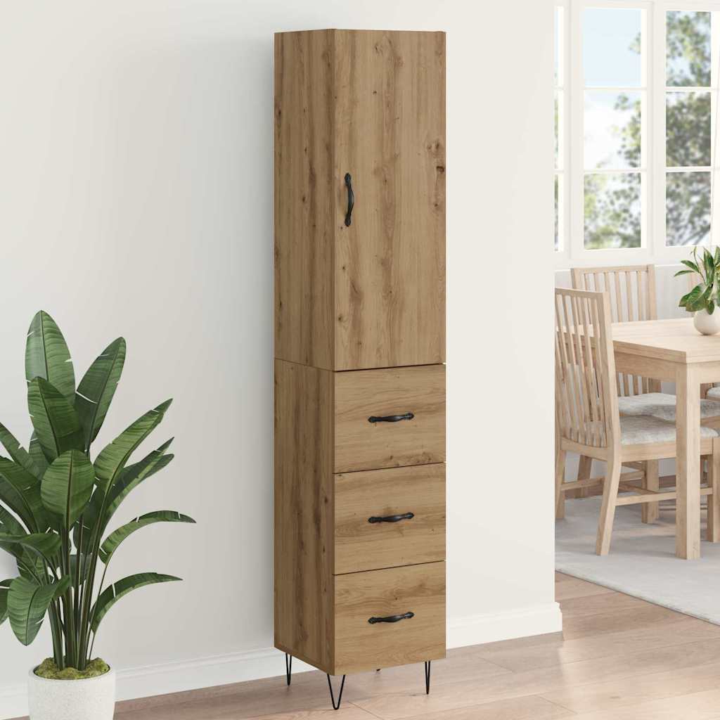 Highboard Artisan Oak 34,5 x 34 x 90 εκ. Επεξεργασμένο ξύλο