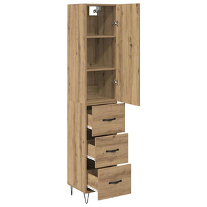 Highboard Artisan Oak 34,5 x 34 x 90 εκ. Επεξεργασμένο Ξύλο