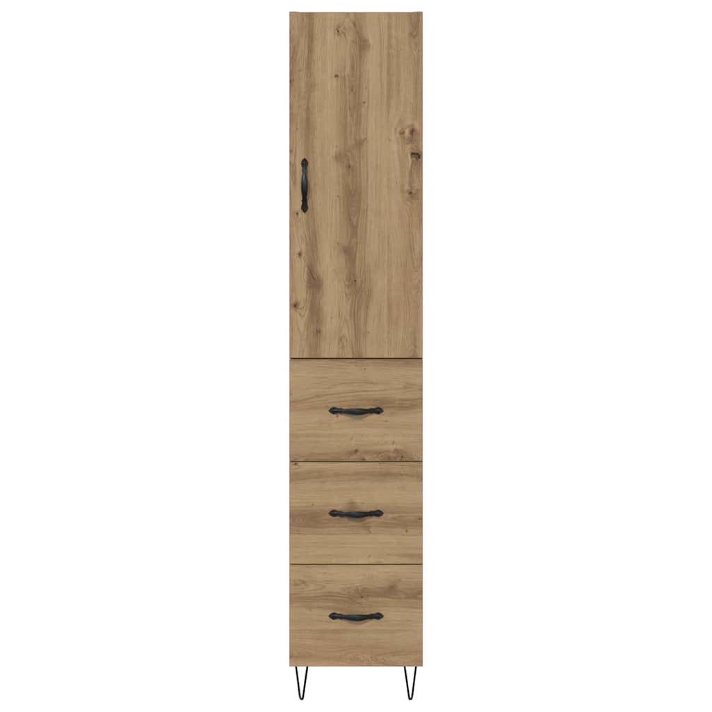 Highboard Artisan Oak 34,5 x 34 x 90 εκ. Επεξεργασμένο ξύλο