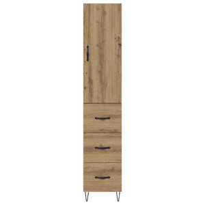 Highboard Artisan Oak 34,5 x 34 x 90 εκ. Επεξεργασμένο Ξύλο