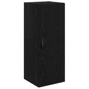 Highboard Μαύρη Οξυά 34,5 x 34 x 90 εκ. Επεξεργασμένο Ξύλο