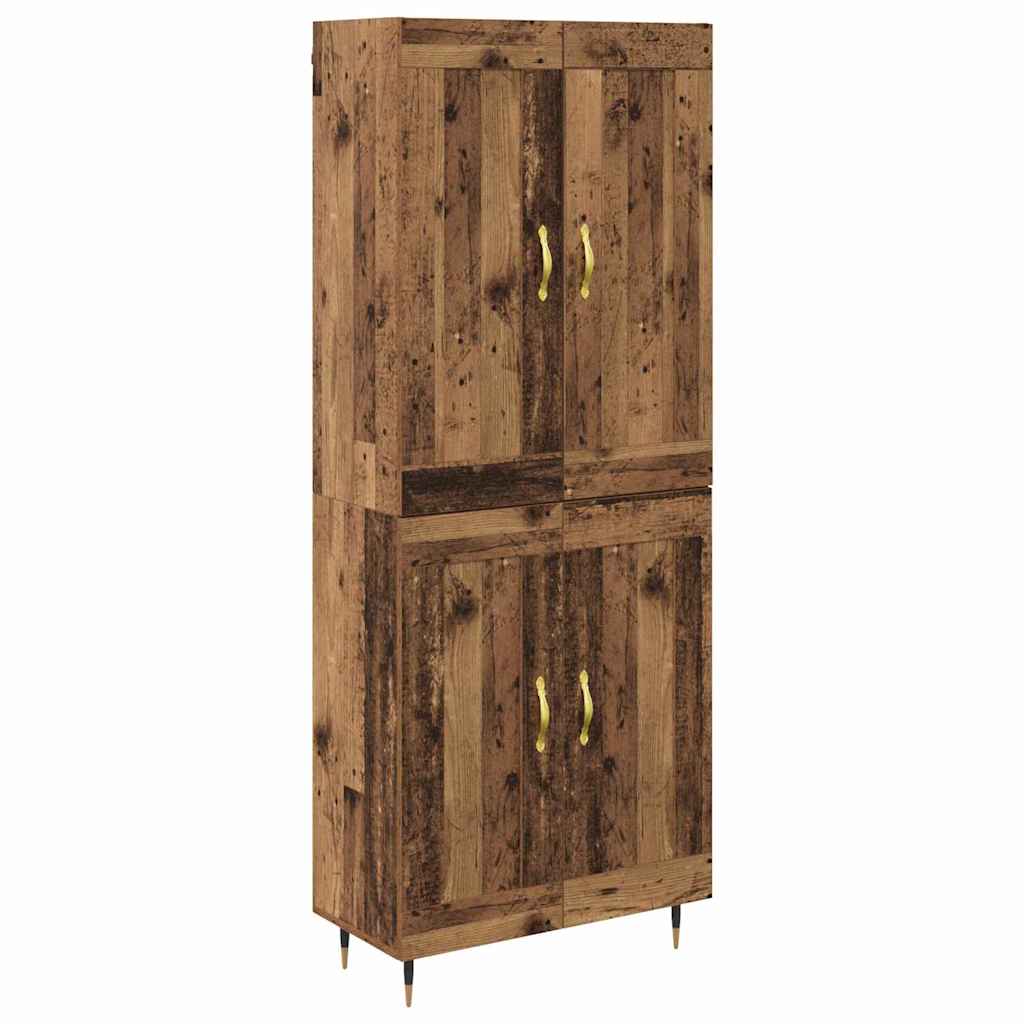 Highboard Παλιό Ξύλο 69,5 x 34 x 90 εκ. Επεξεργασμένο ξύλο - Pakobazaar