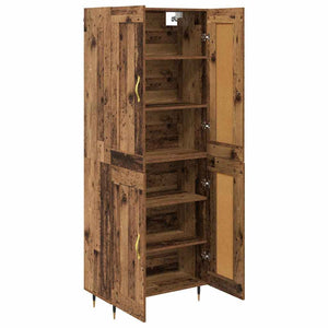 Highboard Παλιό Ξύλο 69,5 x 34 x 90 εκ. Επεξεργασμένο ξύλο - Pakobazaar