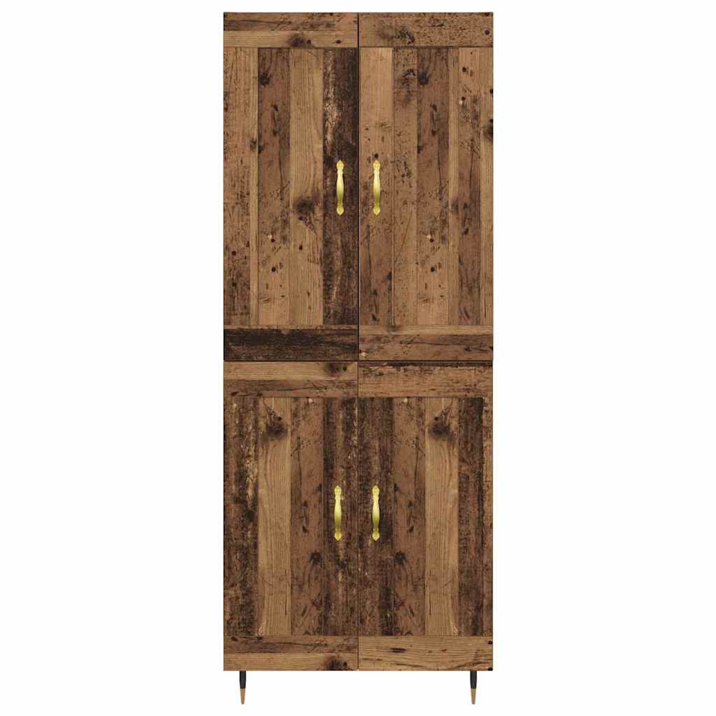 Highboard Παλιό Ξύλο 69,5 x 34 x 90 εκ. Επεξεργασμένο ξύλο - Pakobazaar