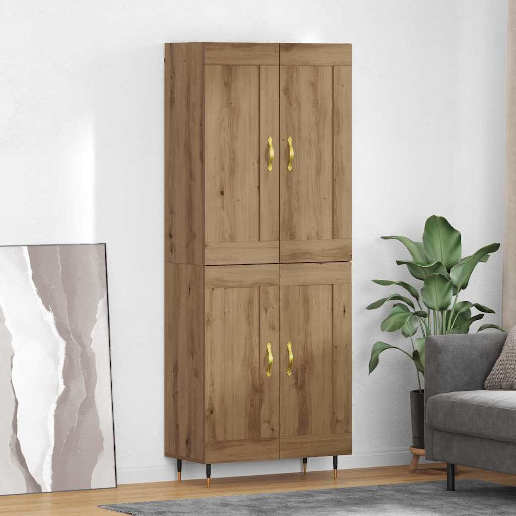 Highboard Artisan Oak 69,5 x 34 x 90 εκ. Επεξεργασμένο ξύλο - Pakobazaar