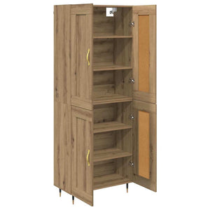 Highboard Artisan Oak 69,5 x 34 x 90 εκ. Επεξεργασμένο Ξύλο - Pakobazaar
