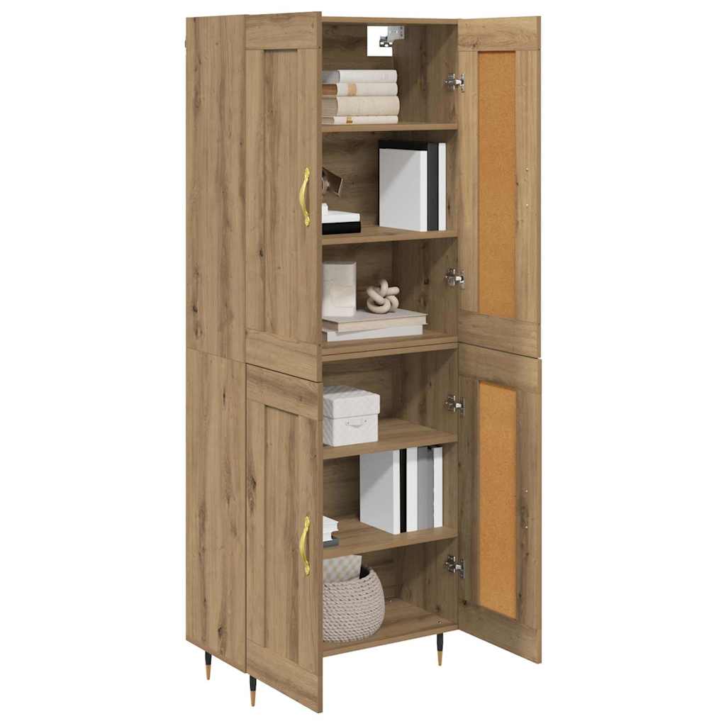 Highboard Artisan Oak 69,5 x 34 x 90 εκ. Επεξεργασμένο ξύλο - Pakobazaar