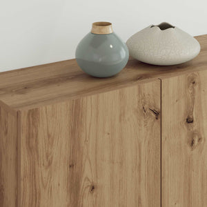Μονάδα Τοίχου Τηλεόρασης 5 τμχ. Artisan Oak Επεξεργασμένο Ξύλο