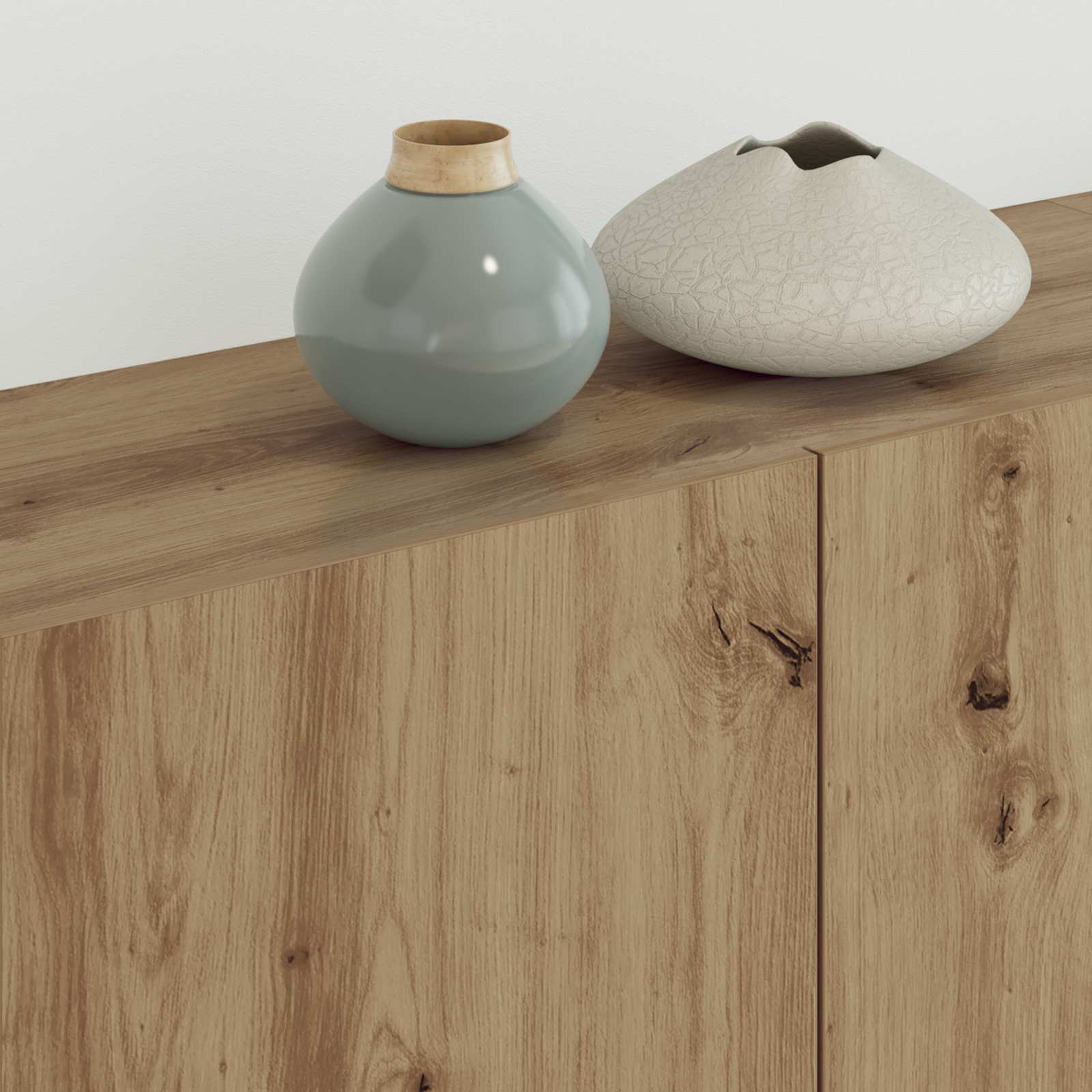 Μονάδα Τοίχου Τηλεόρασης 5 τμχ. Artisan Oak Επεξεργασμένο Ξύλο
