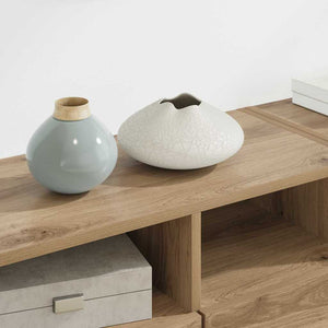 Μονάδες Τοίχου Τηλεόρασης 4 τμχ. Artisan Oak Επεξεργασμένο Ξύλο
