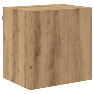 Μονάδες Τοίχου Τηλεόρασης 4 τμχ. Artisan Oak Επεξεργασμένο Ξύλο