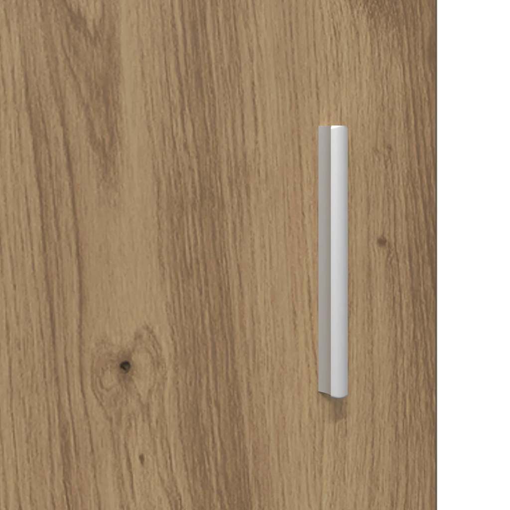 Παραδοσιακά Πλευρικά Έπιπλα με συρτάρι Corona 2 pcs Artisan Oak - Pakobazaar