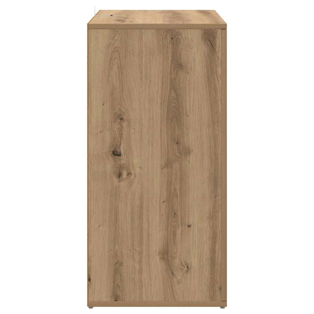 Παραδοσιακά Πλευρικά Έπιπλα με συρτάρι Corona 2 pcs Artisan Oak - Pakobazaar