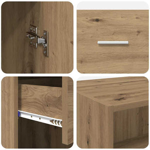 Highboard Artisan Oak 50 x 42,5 x 225 εκ Επεξεργασμένο Ξύλο