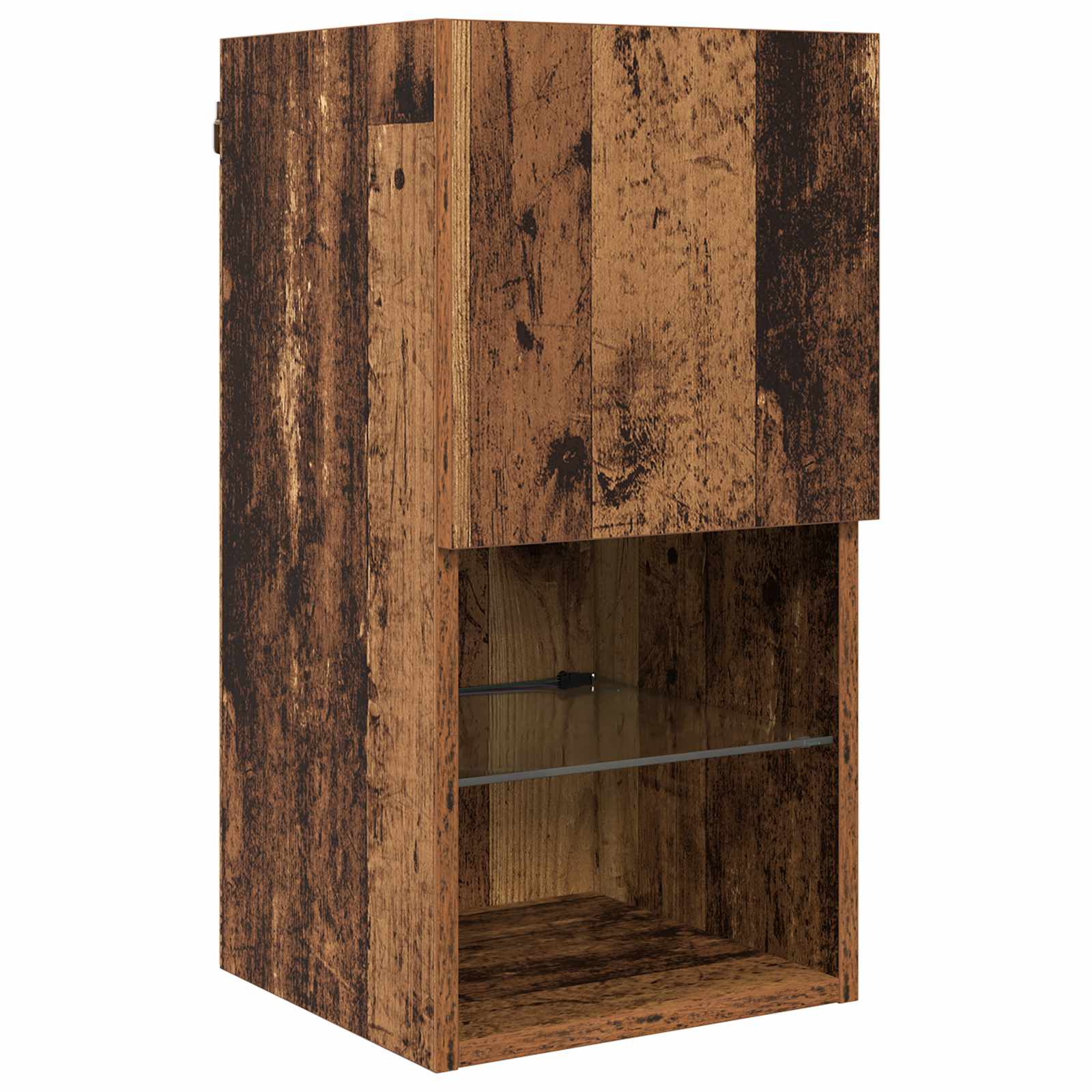 Μονάδα Τοίχου Τηλεόρασης 6 pcs Παλιό Ξύλο Επεξεργασμένο ξύλο