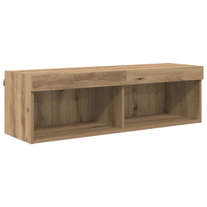 Σετ τοίχου για τηλεόραση 5 τμχ. Artisan Oak Επεξεργασμένο Ξύλο